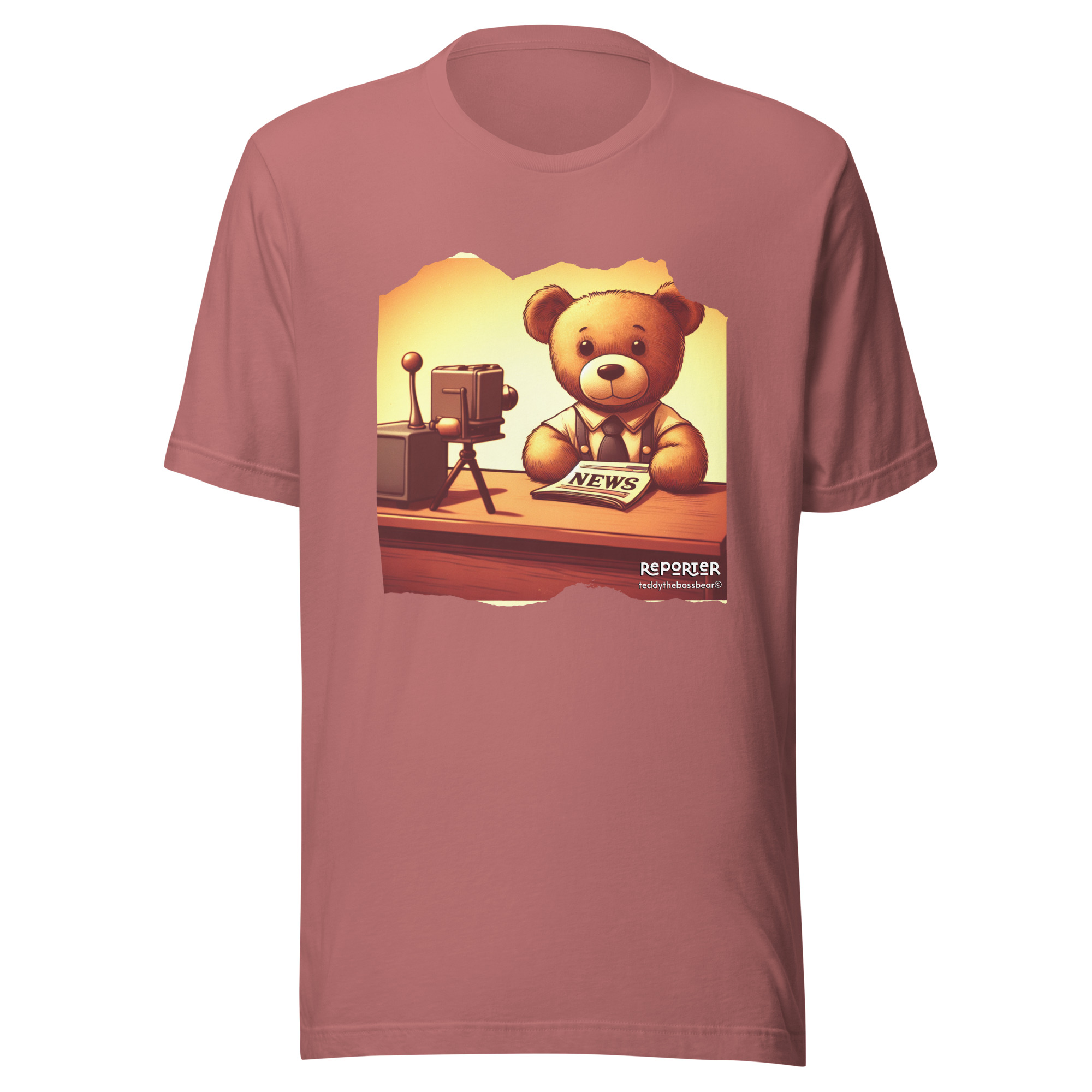 Reporter Boss - T-shirt (Vintage Bear) - Image 11