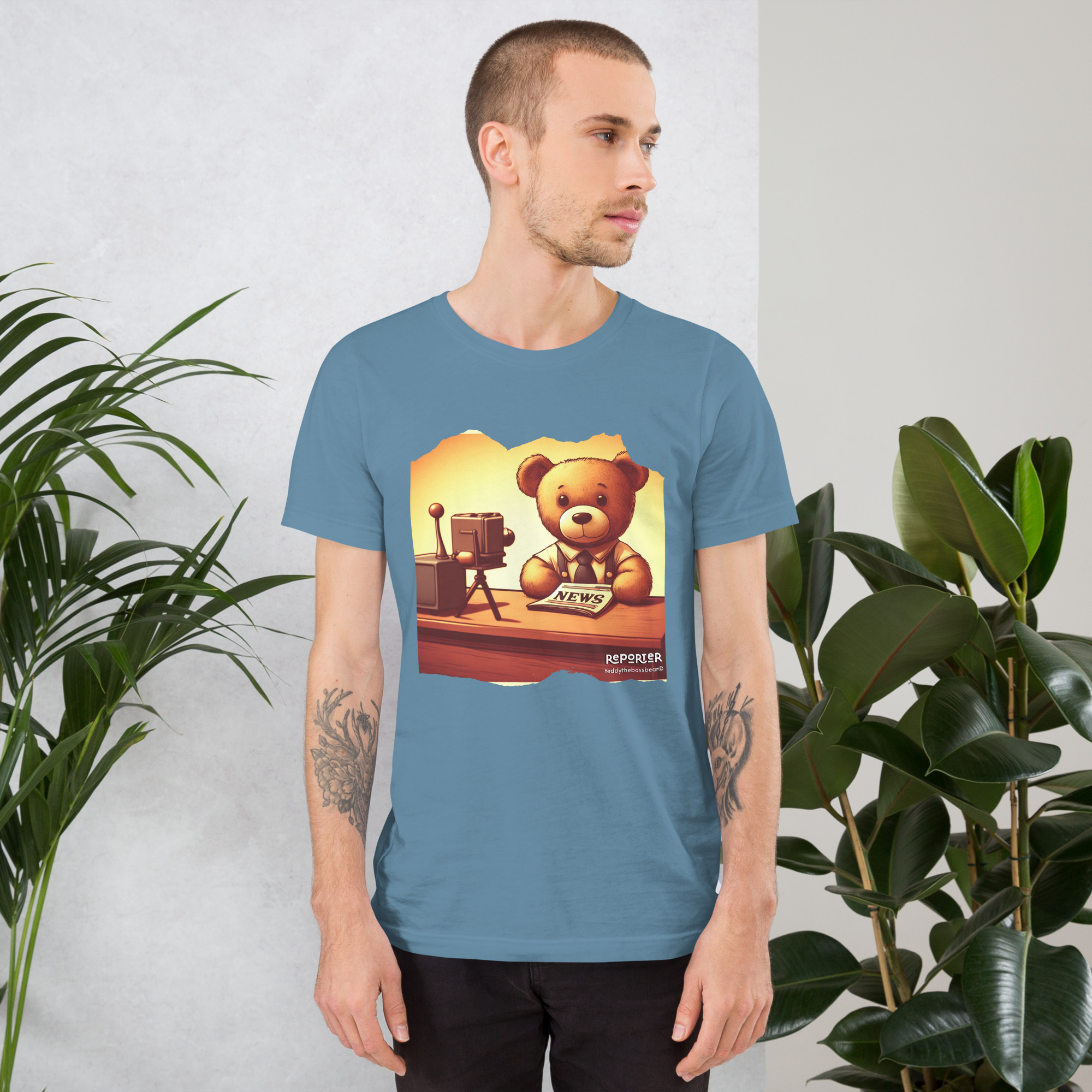 Reporter Boss - T-shirt (Vintage Bear) - Image 12