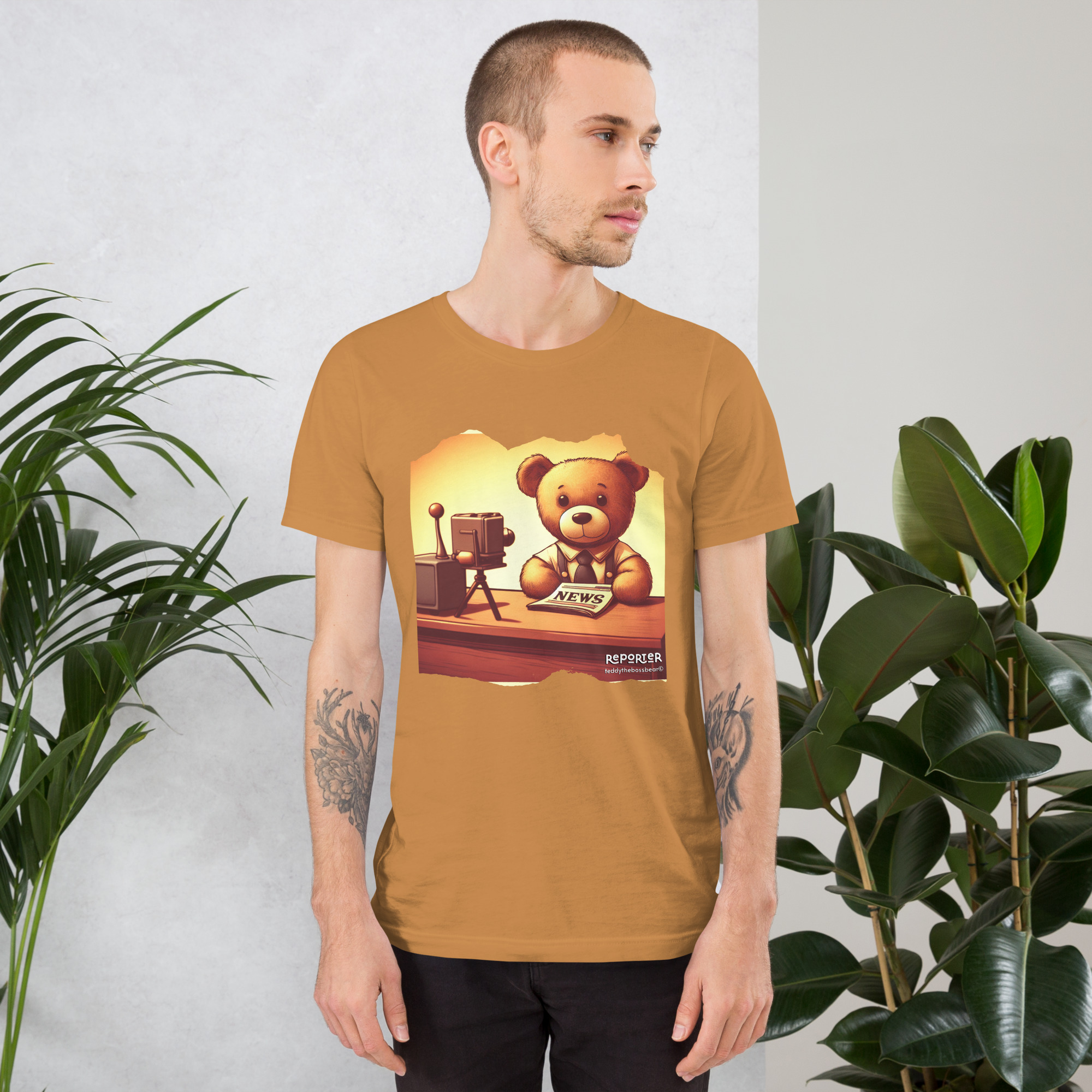 Reporter Boss - T-shirt (Vintage Bear) - Image 15