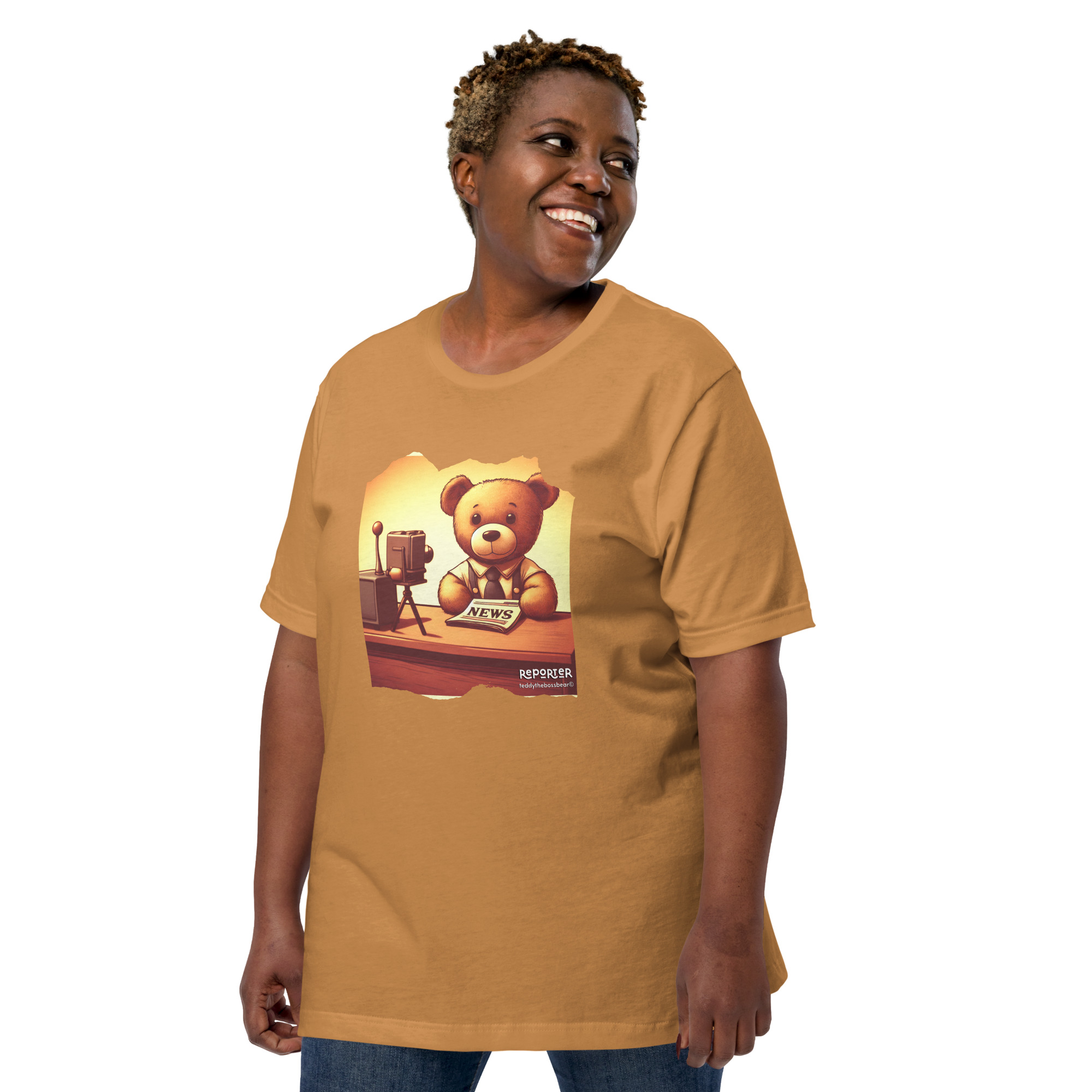 Reporter Boss - T-shirt (Vintage Bear) - Image 16