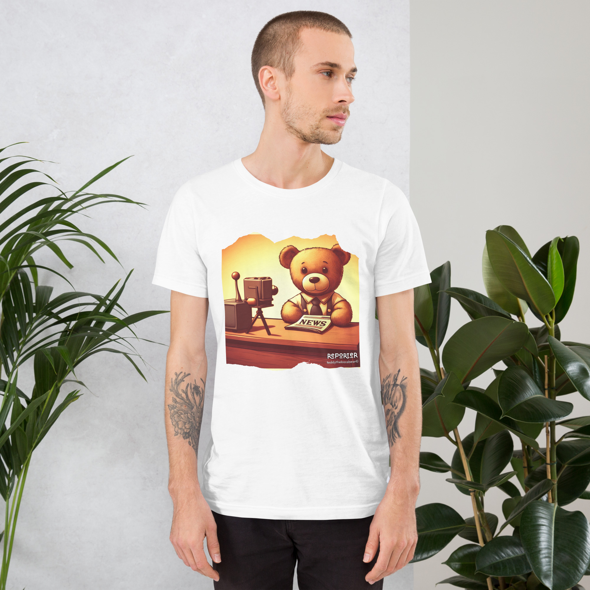 Reporter Boss - T-shirt (Vintage Bear) - Image 18