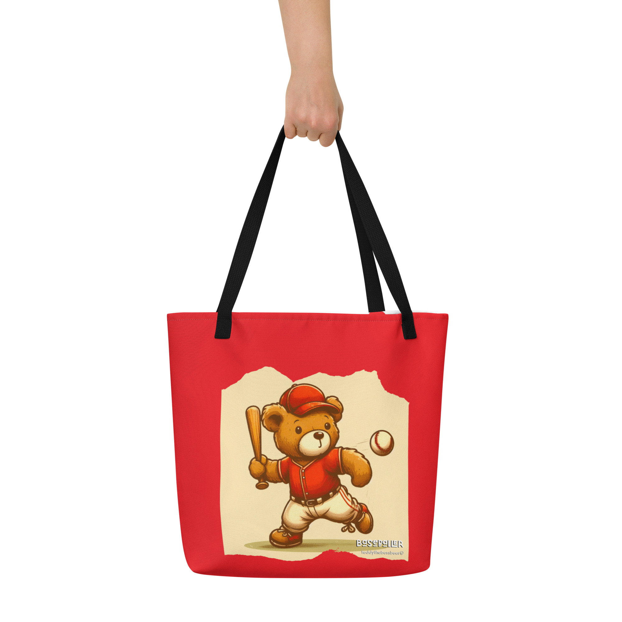 Baseballer Boss - Tote (Vintage Bear) - Image 3