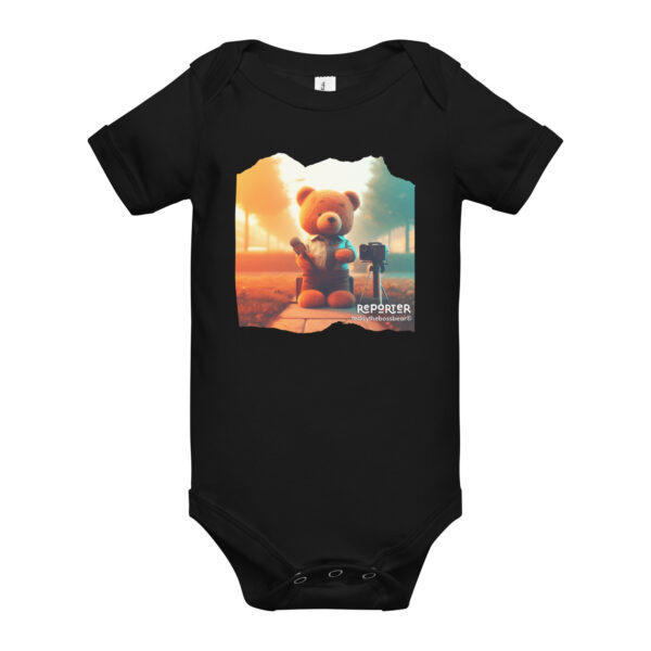 Reporter Boss - Baby Onesie (Brown Bear) - Image 2