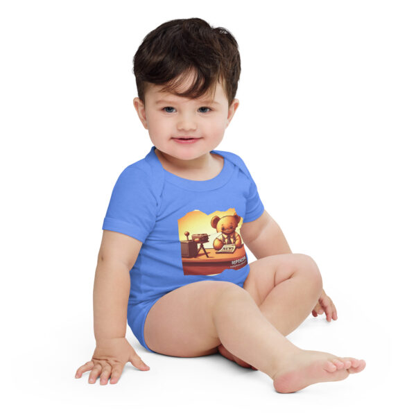 Reporter Boss - Baby Onesie (Vintage Bear) - Image 5