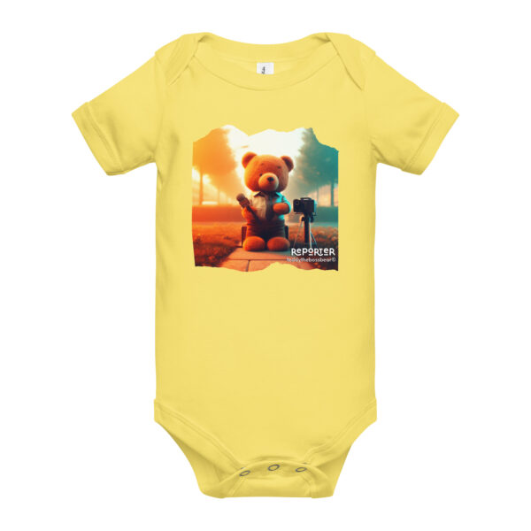 Reporter Boss - Baby Onesie (Brown Bear) - Image 12