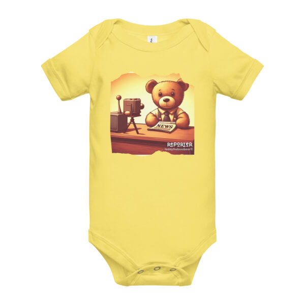 Reporter Boss - Baby Onesie (Vintage Bear) - Image 12