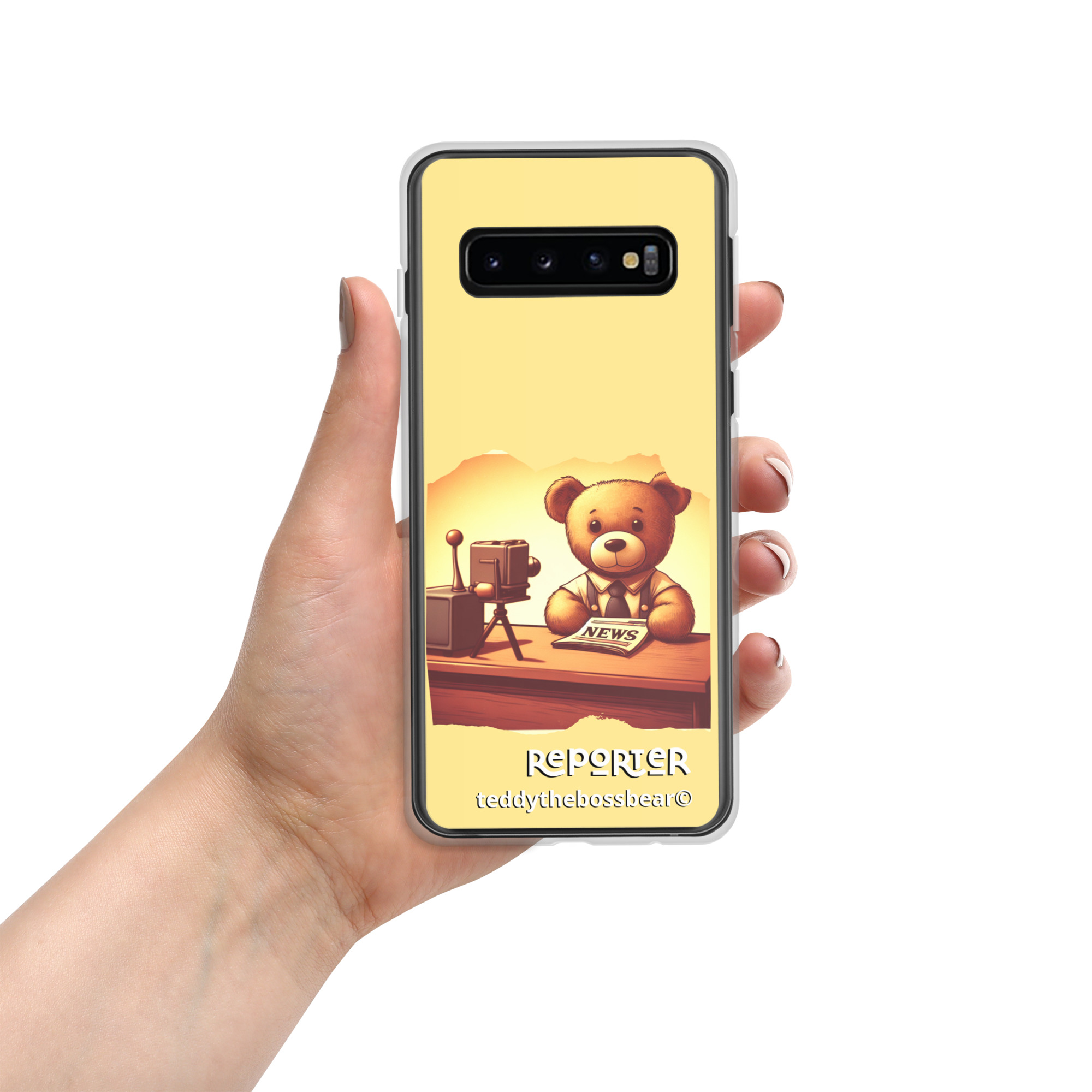 Reporter Boss - Samsung® Phone Case (Vintage Bear) - Image 2