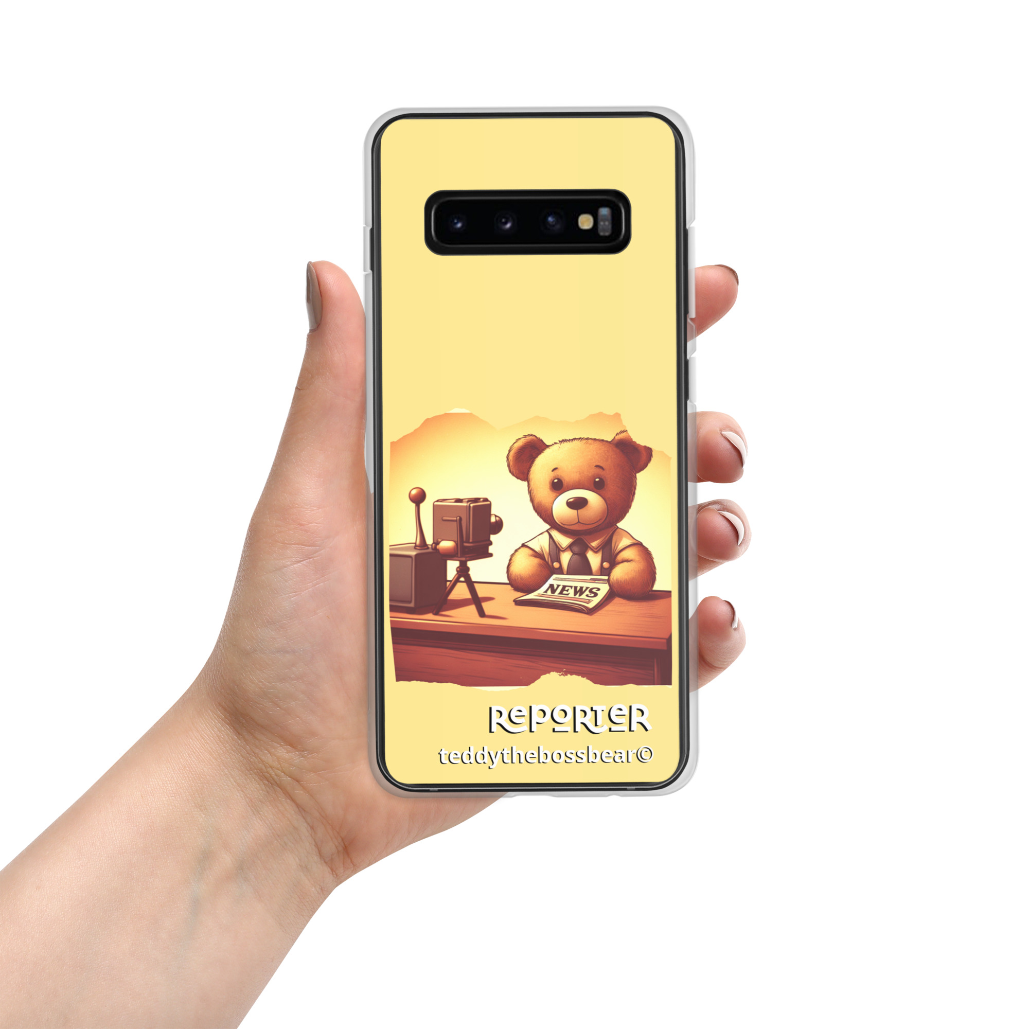 Reporter Boss - Samsung® Phone Case (Vintage Bear) - Image 3