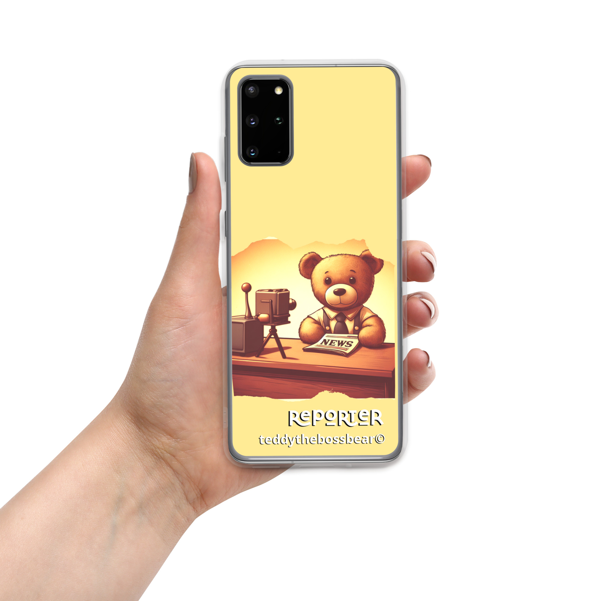 Reporter Boss - Samsung® Phone Case (Vintage Bear) - Image 5