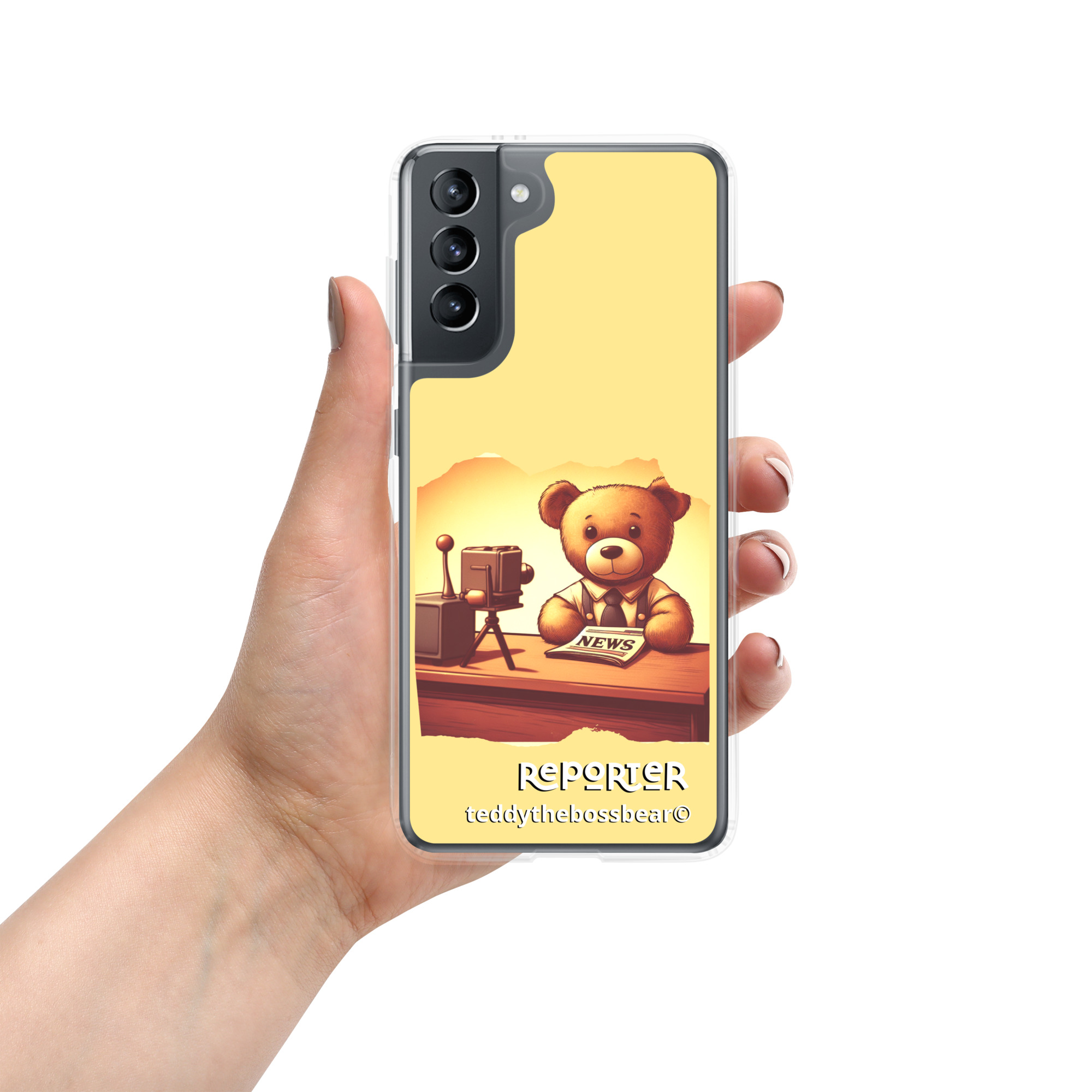 Reporter Boss - Samsung® Phone Case (Vintage Bear) - Image 10