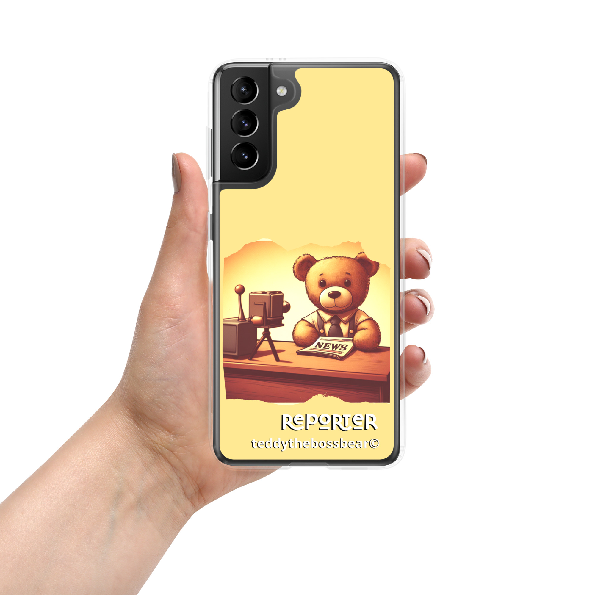 Reporter Boss - Samsung® Phone Case (Vintage Bear) - Image 8