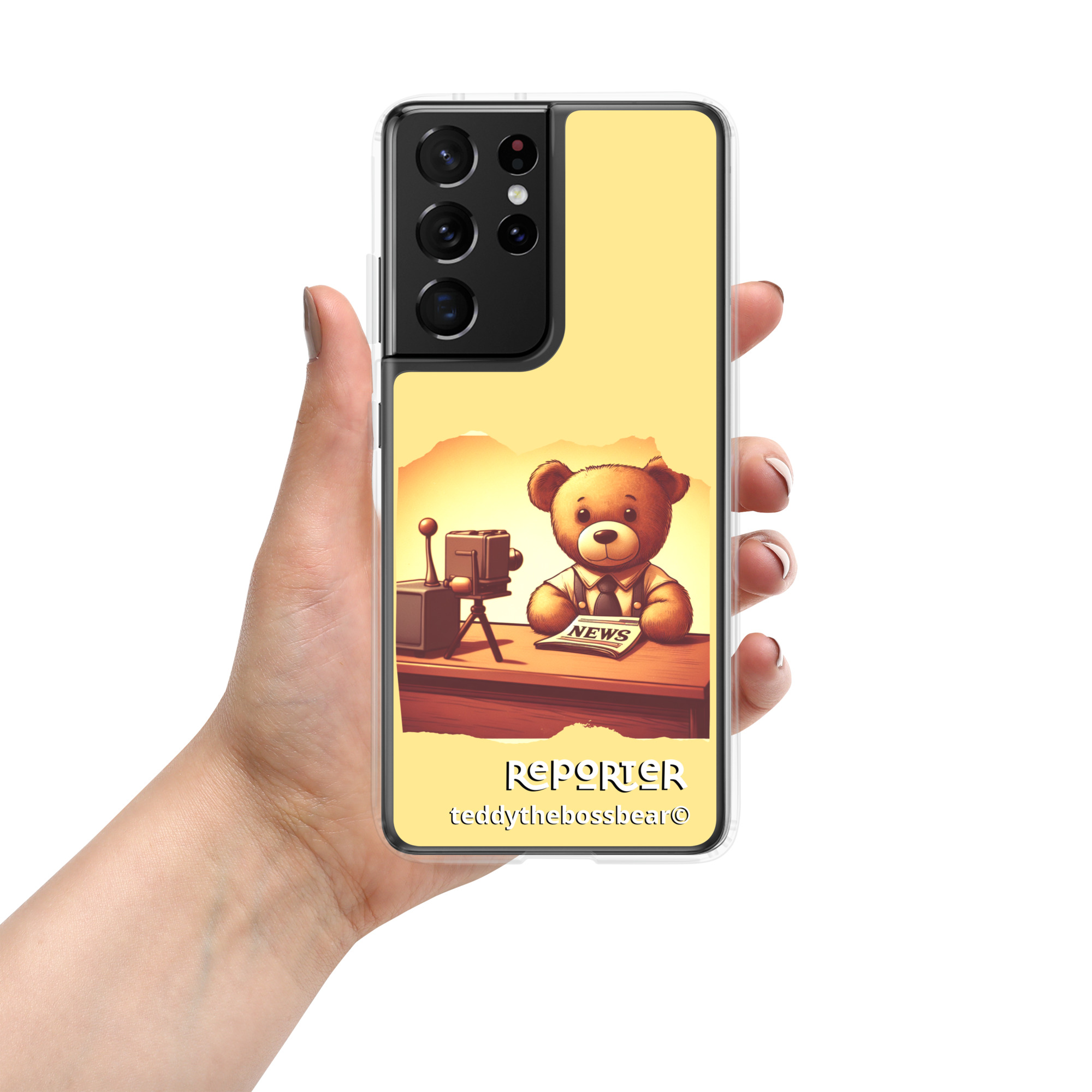 Reporter Boss - Samsung® Phone Case (Vintage Bear) - Image 9