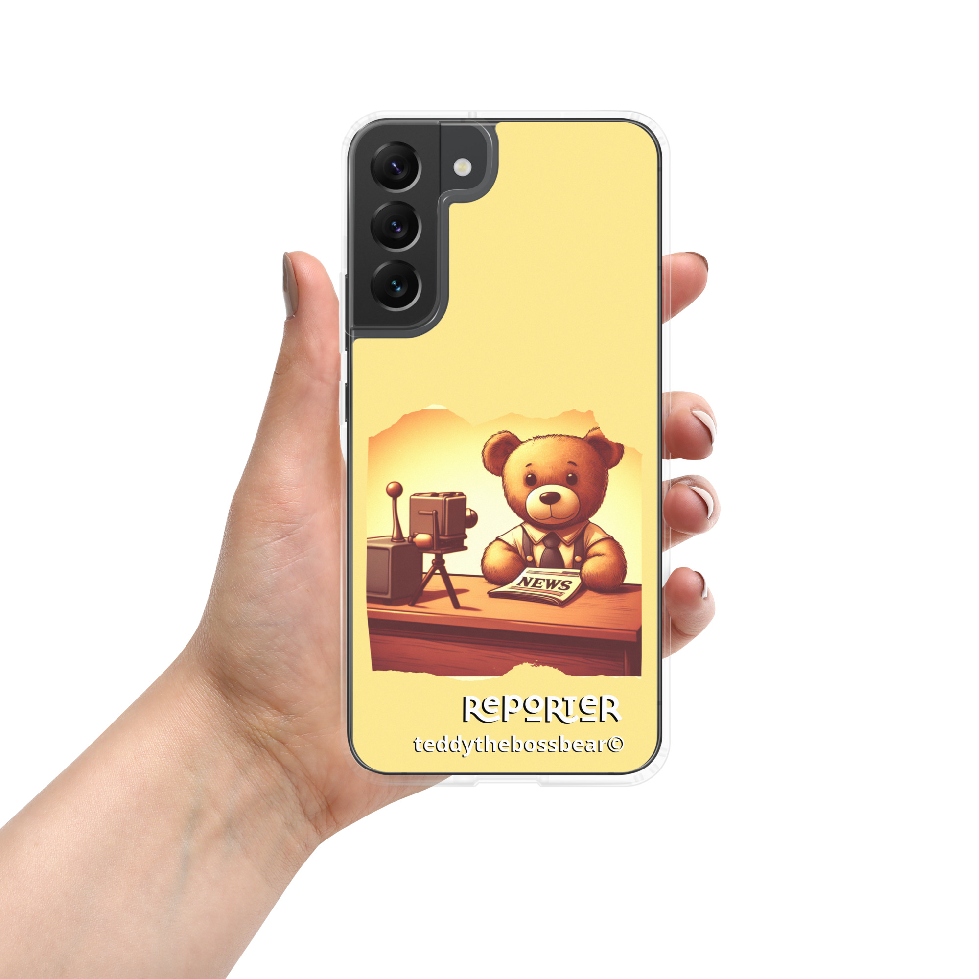 Reporter Boss - Samsung® Phone Case (Vintage Bear) - Image 11