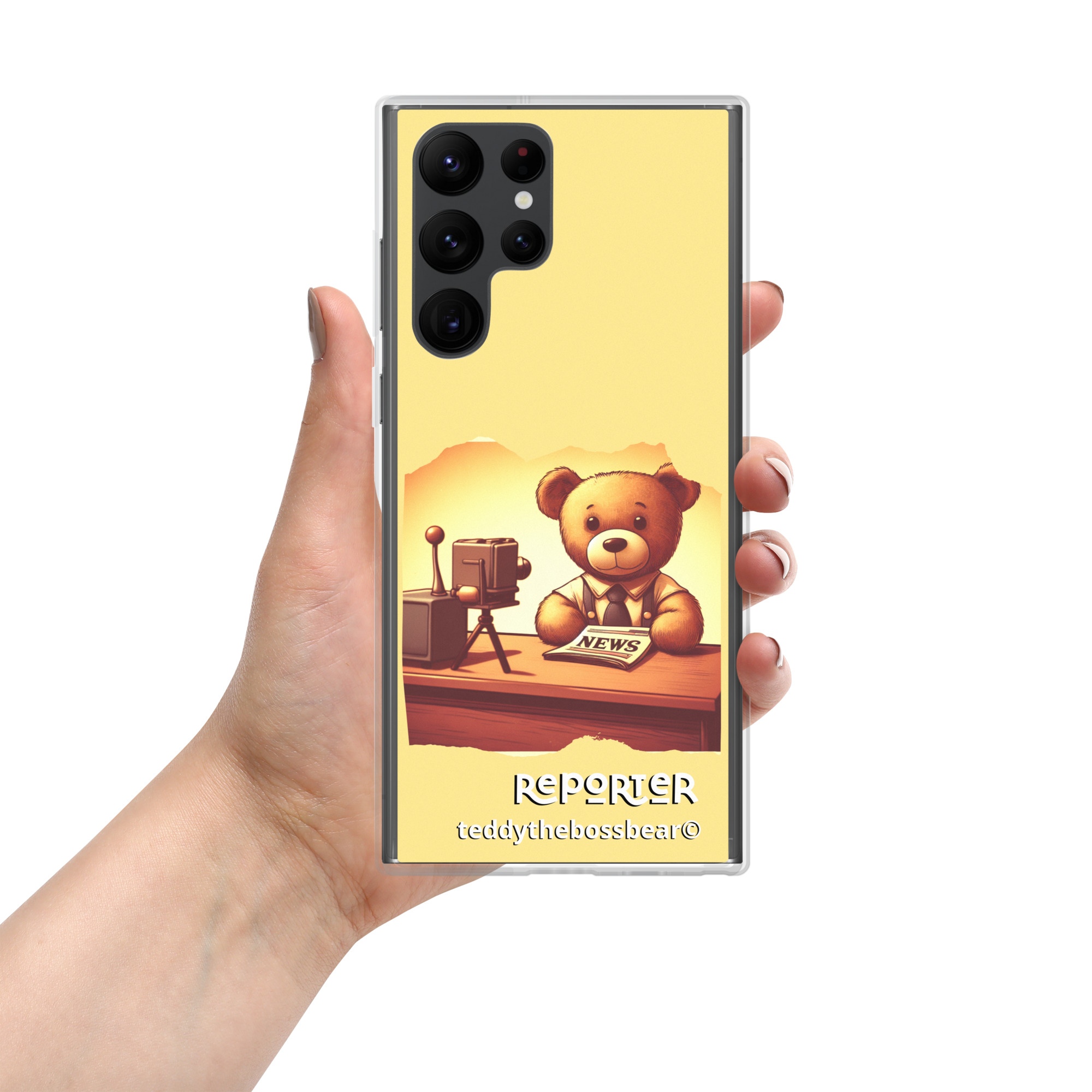 Reporter Boss - Samsung® Phone Case (Vintage Bear) - Image 12