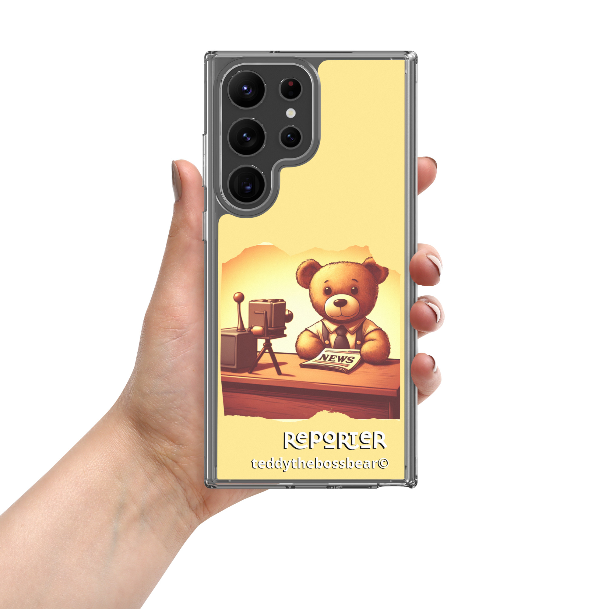 Reporter Boss - Samsung® Phone Case (Vintage Bear)