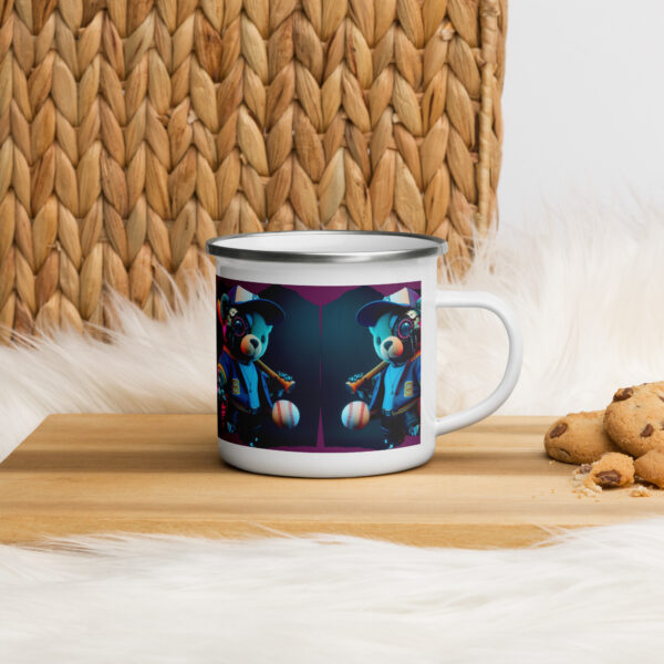 Baseballer Boss - Enamel Mug (Android Bear) - Image 3