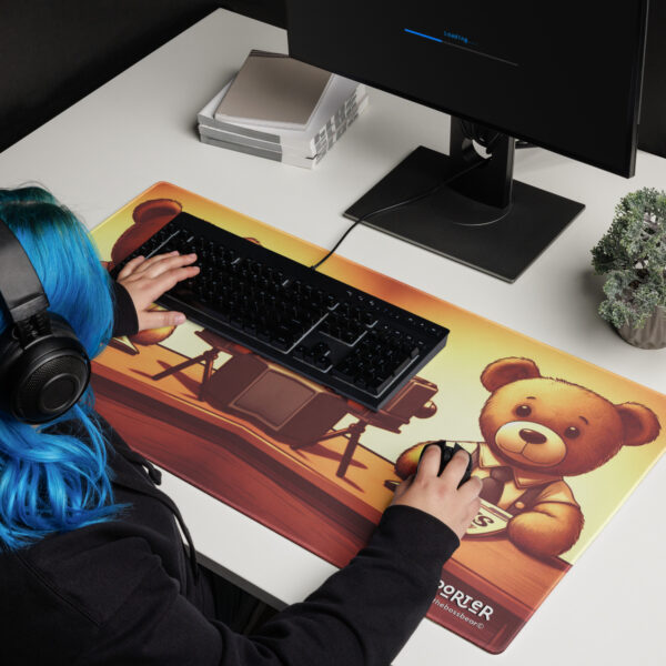 Reporter Boss - Gaming Mouse Pad (Vintage Bear) - Image 3