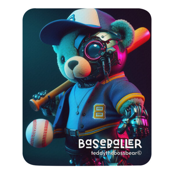 Baseballer Boss - Mouse Pad (Android Bear) - Image 2