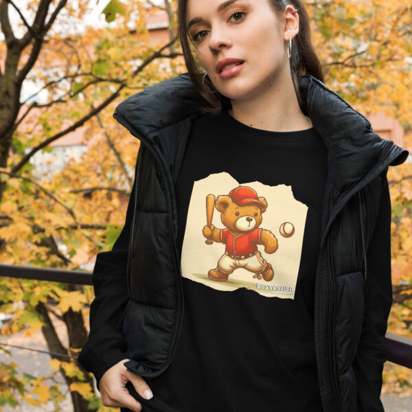 Baseballer Boss - Long Sleeve (Vintage Bear) - Image 2