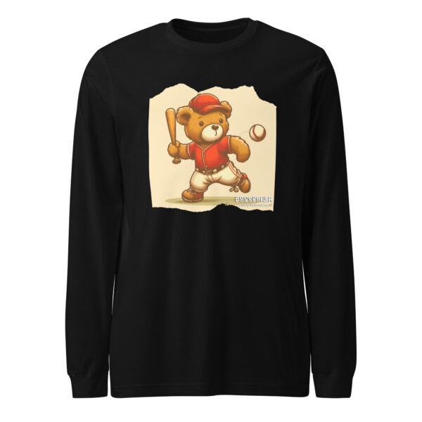 Baseballer Boss - Long Sleeve (Vintage Bear) - Image 3