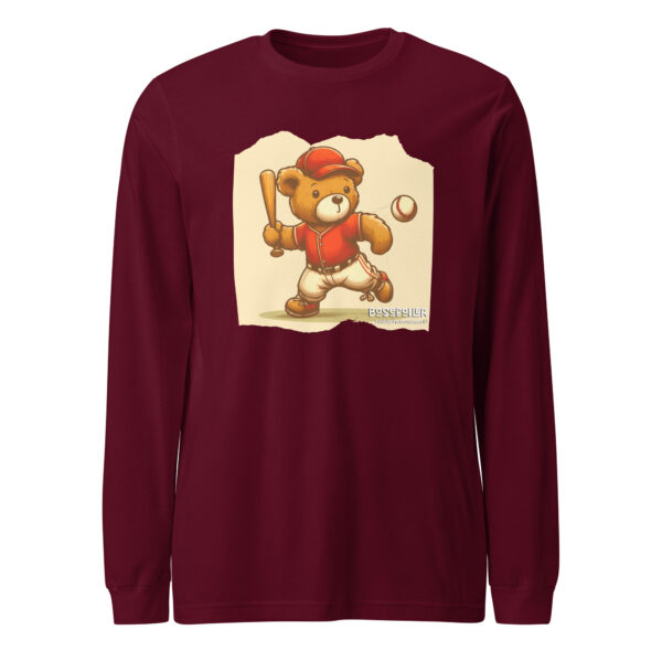 Baseballer Boss - Long Sleeve (Vintage Bear) - Image 8