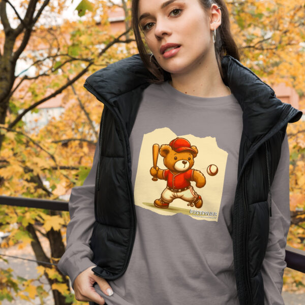 Baseballer Boss - Long Sleeve (Vintage Bear) - Image 13