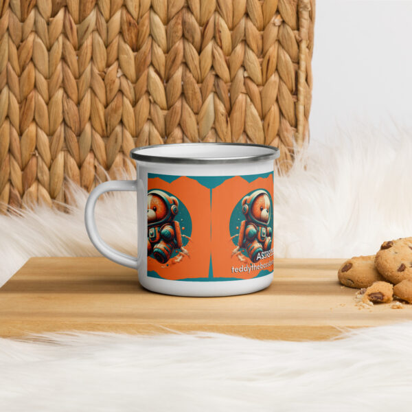 Astronaut Boss - Enamel Mug (Brown Bear)