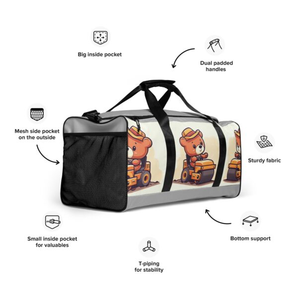 Operating Engineer Boss - Duffle Bag (Vintage Bear) - Image 7