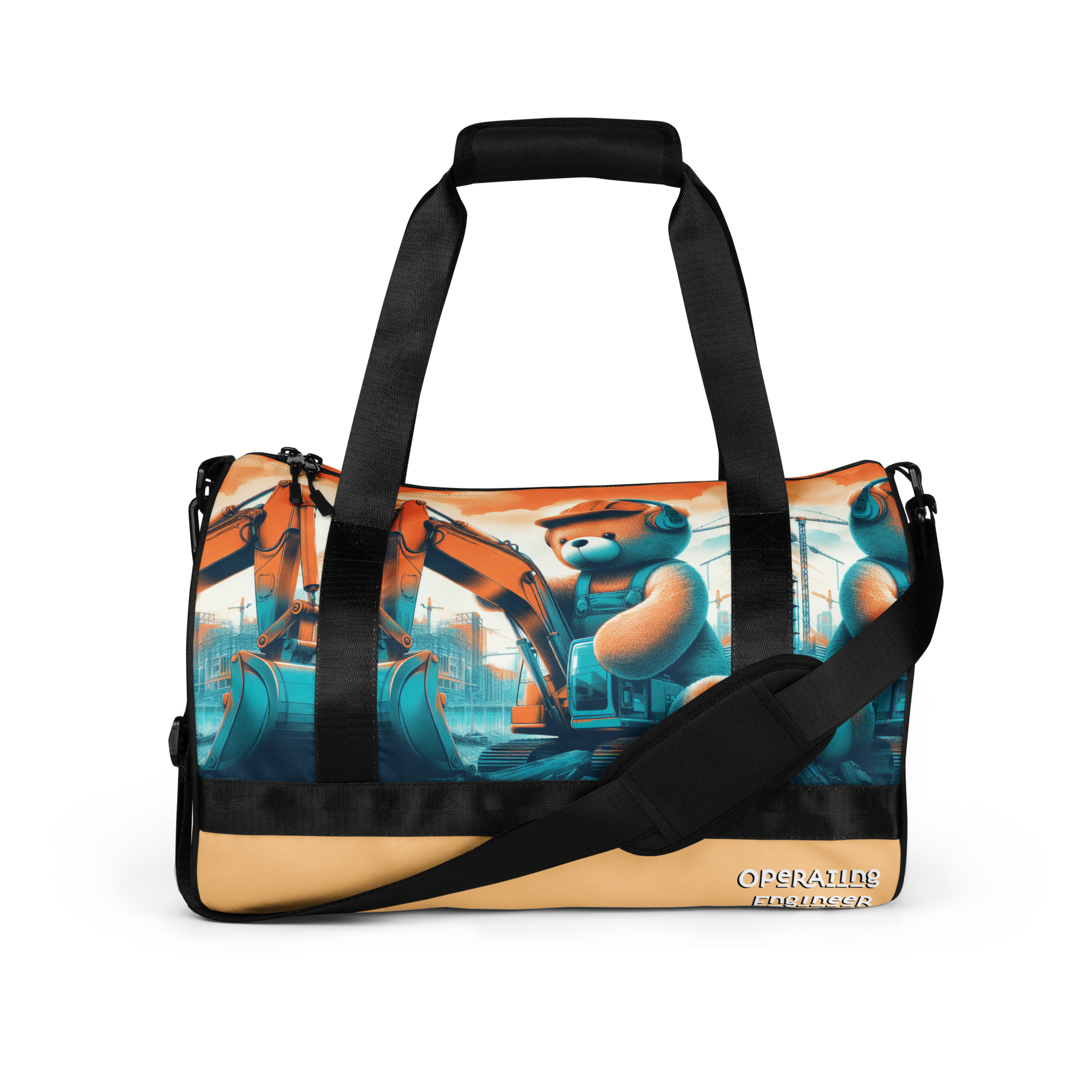 Operating Engineer Boss - Gym Bag (Brown Bear) - Image 2
