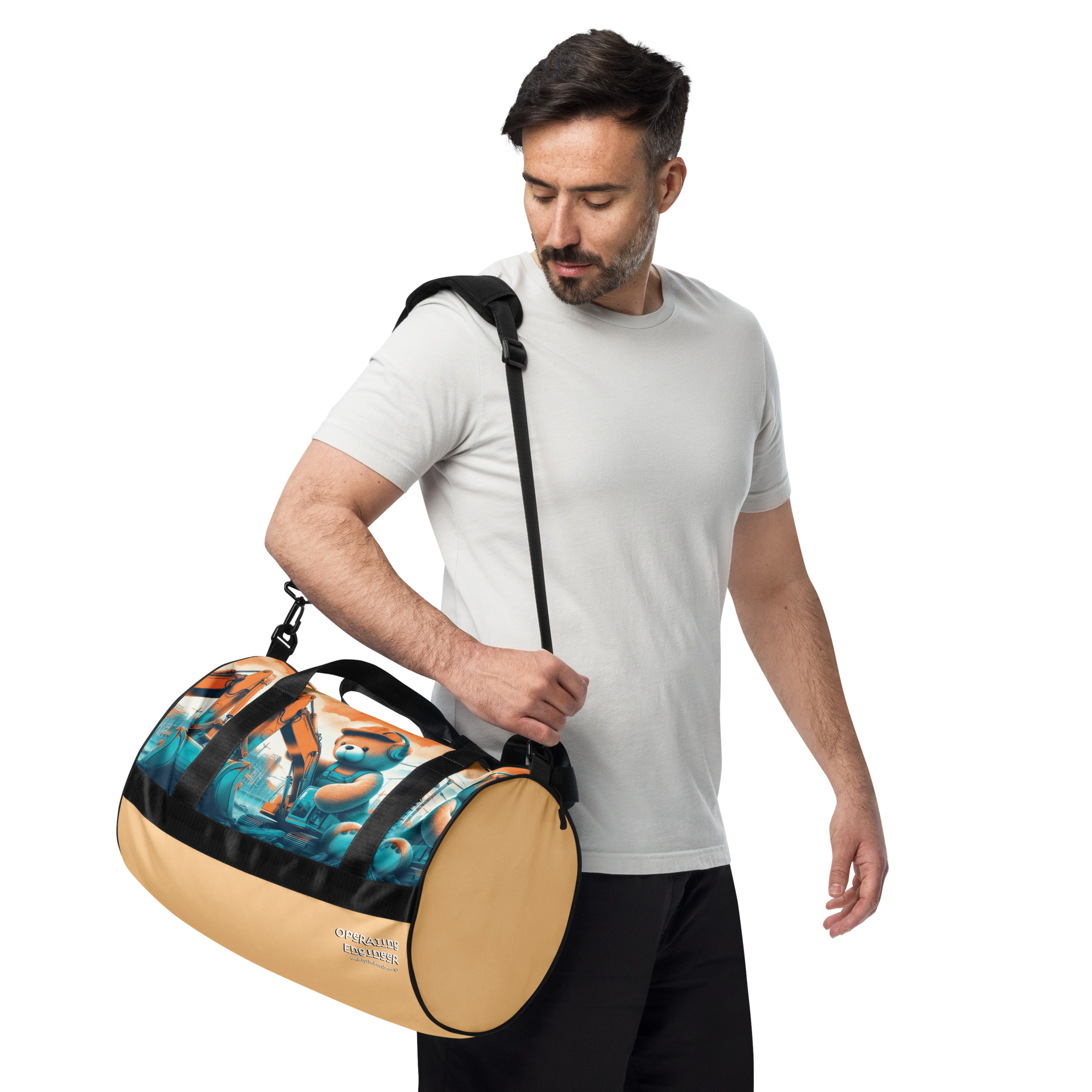 Operating Engineer Boss - Gym Bag (Brown Bear) - Image 7