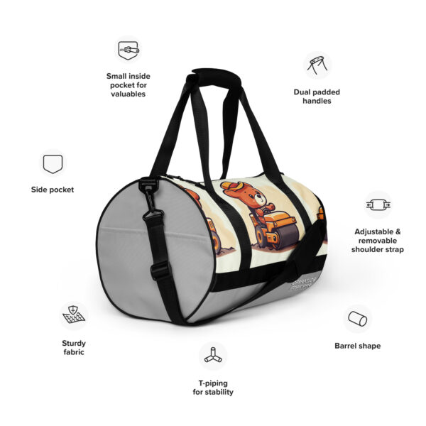 Operating Engineer Boss - Gym Bag (Vintage Bear) - Image 8