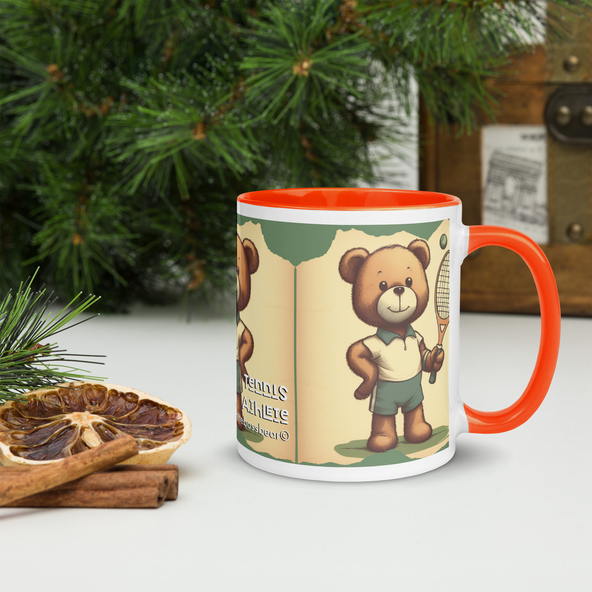 Tennis Boss - Color Mug (Vintage Bear) - Image 7