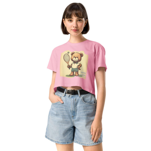 Tennis Boss - Crop Top (Vintage Bear) - Image 6